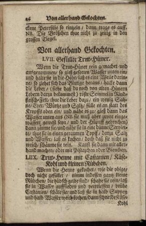 Von allerhand Gekochten.