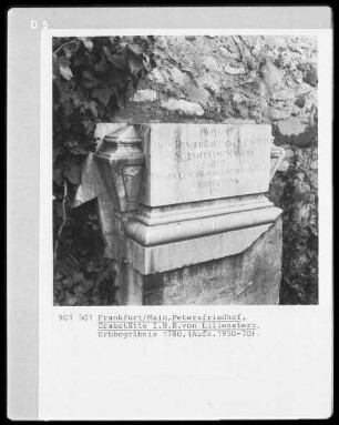 Grabstätte I. H. R. von Lilienstern