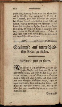Strümpfe auf unterschiedliche Arten zu färben.