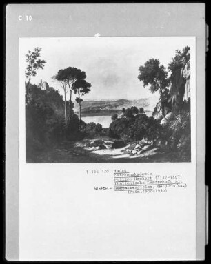 Italienische Landschaft mit Lautenspieler