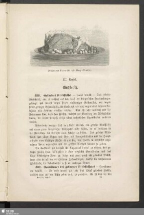 III. Kapitel. Rindfleisch