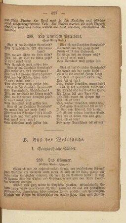 B. Aus der Weltkunde