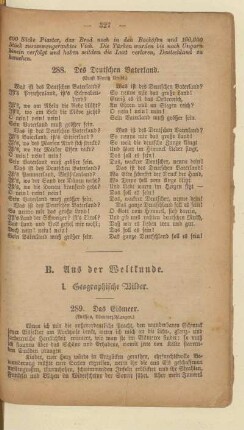B. Aus der Weltkunde