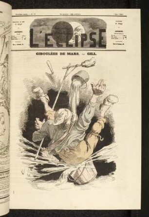 Giboulées de mars, par Gill