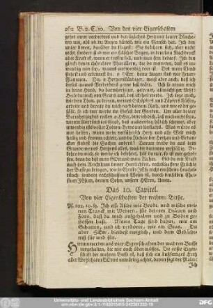 Das 10. Capitel. Von vier Eigenschaften der wahren Busse.