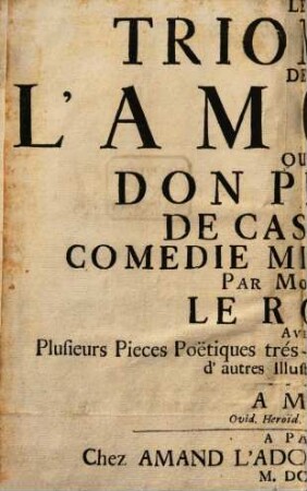Triomphe de l'amour