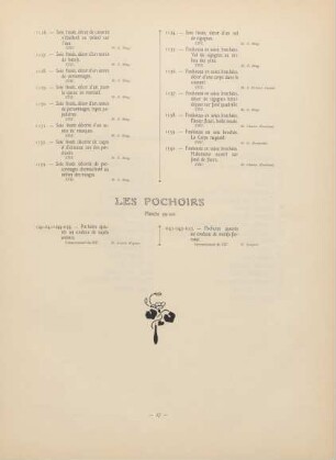 Les pochoirs. Planche 99 - 100