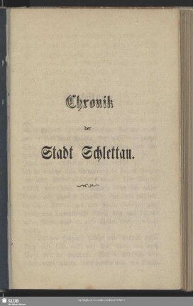 Chronik der Stadt Schlettau