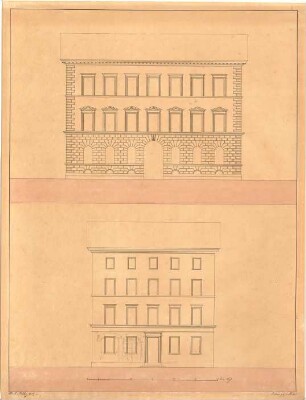 Mühe, Anton; Wohngebäude - Aufrisse