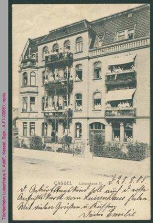 Töchterheim Luisenhaus II in Kassel, Mathilde Zimmer-Stiftung