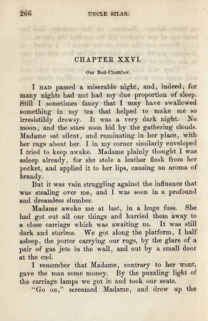 Chapter XXVI. Our bed-chamber