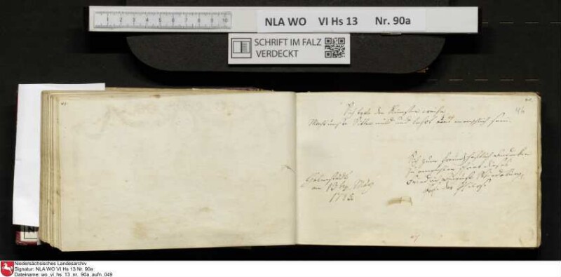 Stammbuch des Ernst Philipp Ludwig Zellmann (1763-1795) aus
                           Braunschweig