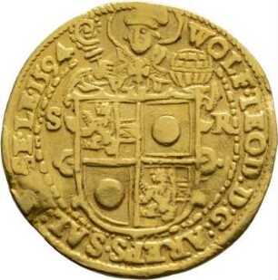 Münze, 2 Dukaten, 1594
