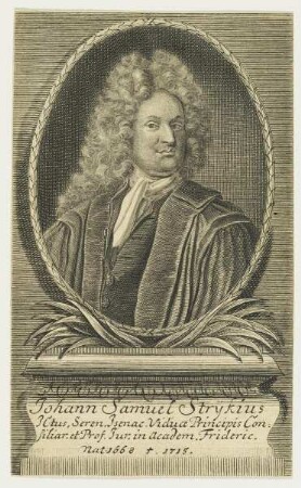 Bildnis des Johann Samuel Strykius