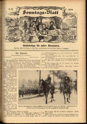 Ausgabe vom Sonntag, den 29. Mai 1910.