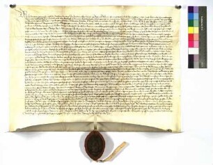 Abt Andreas [von Triftshausen] zu Comburg vidimiert: [U Kaiser Sigismund an Hall vom 1436 Mai 21].