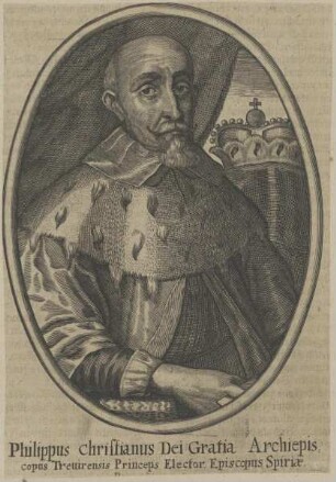 Bildnis von Philippus Christianus, Erzbischof von Trier