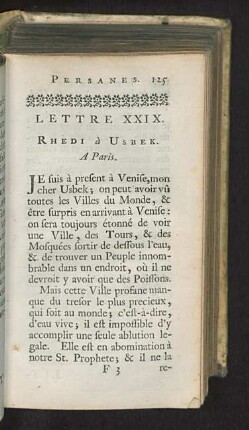 Lettre XXIX.