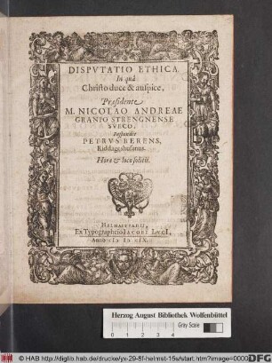 Disputatio Ethica