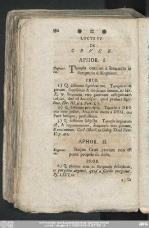 Locus IV. De Cruce.