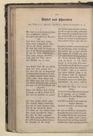 Rätsel und Charaden