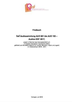 baf Audiosammlung