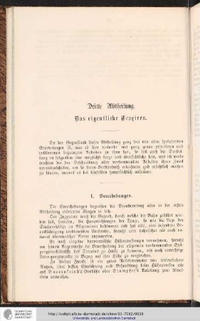 Dritte Abtheilung. Das eigentliche Traçieren