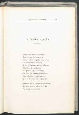 La última hazaña