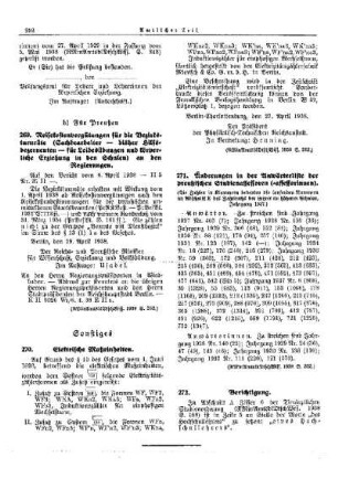 Änderungen in der Anwärterliste der preußischen Studienassessoren (-assessorinnen) : [Sonstiges] ; [Amtliche Erlasse] ; [Amtlicher Teil]