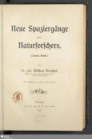 20: Spaziergänge eines Naturforschers
