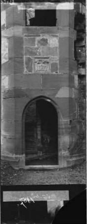 Minneburg Palas Ansicht Nordseite Treppenturm Schneck