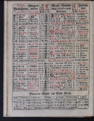 1756. Verbesserter September.