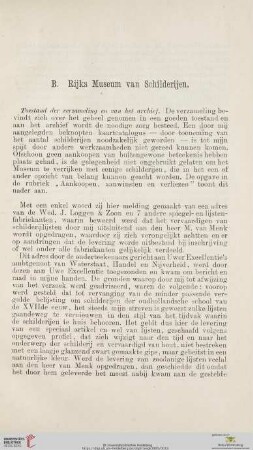 B. Rijks Museum van Schilderijen