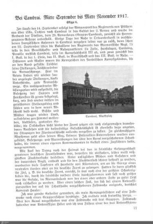 Bei Cambrai.