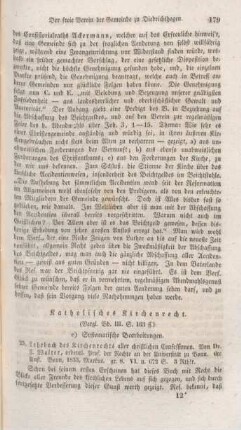 179-181 "Lehrbuch des Kirchenrechts aller christlichen Confessionen" von F. Walter