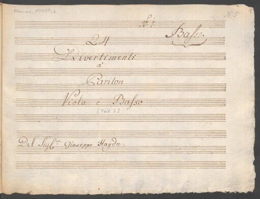 [Violoncello, Teil 3: Hob. XI, Nr. 49-72]