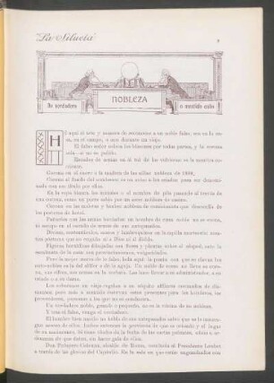 Nobleza : De verdadero o mentido cuño