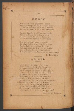 Al sol : (Soneto)