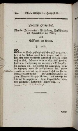 Zweites Hauptstück.