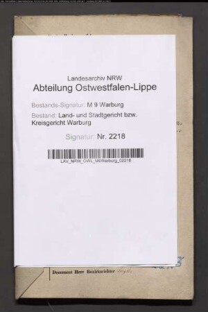 Erblasser: Riethmüller, Johann Georg; Erblasser: Riethmüller, Martha, geb. Göbel:
