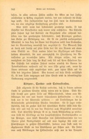 Körper-, Tortur- und Todesstrafen