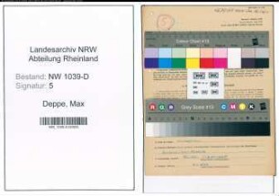 Entnazifizierung Max Deppe , geb. 15.02.1912 (Monteur)