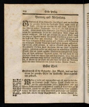 102-107, Erster Theil