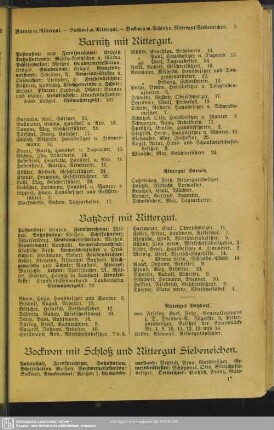 Batzdorf mit Rittergut