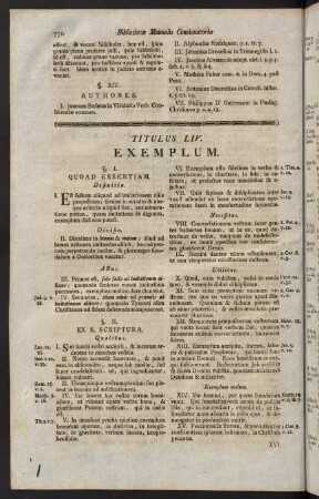 776-792, LIV. Exemplum