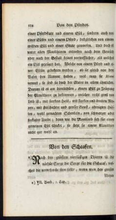 Von den Schaafen