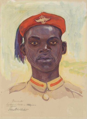 "Bassarit". Bezirksamt-Soldat in Atakpame aus Bassari