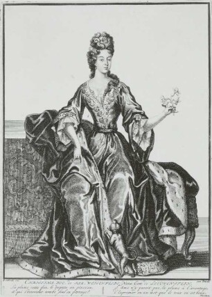 Bildnis Christina Therese (von Loewenstein-Wertheim-Rocheford), Herzogin (Albert) von Sachsen-Weißenfels
