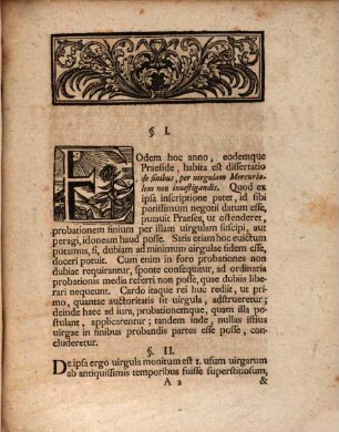 Vindiciae dissertationis de finibus per virgulam mercurialem non investigandis