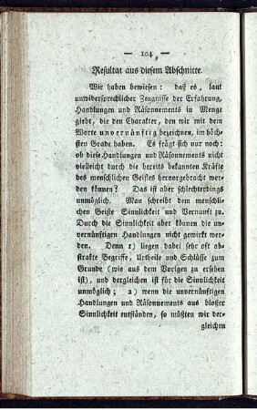 Resultat aus diesem Abschnitte